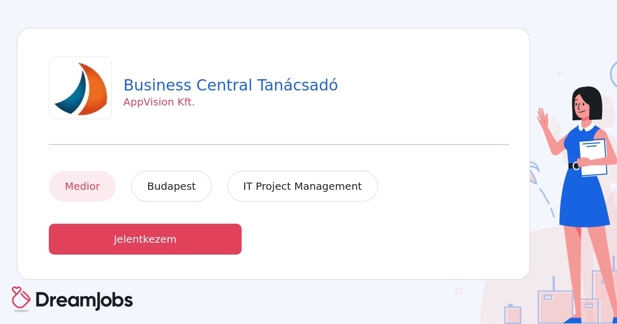 Business Central Tanácsadó @ AppVision Kft.