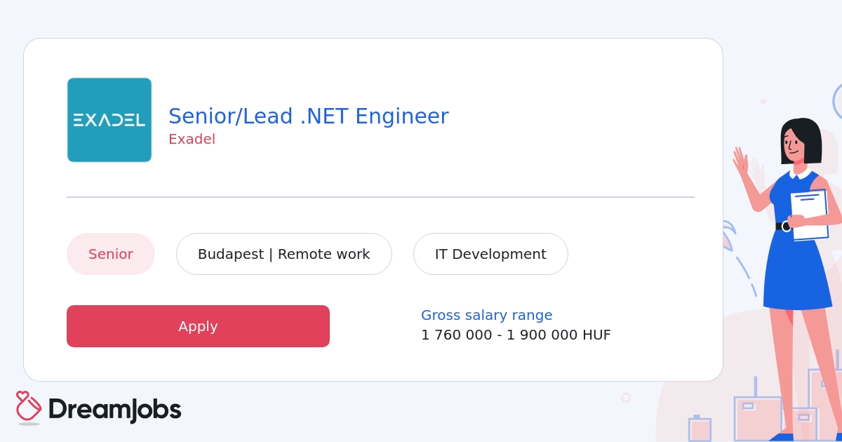 Senior/Lead .NET Engineer @ Exadel